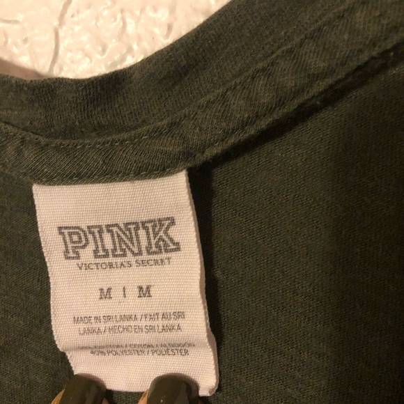 Victoria’s Secret Pink V-Neck Long Sleeve - Picture 2 of 2